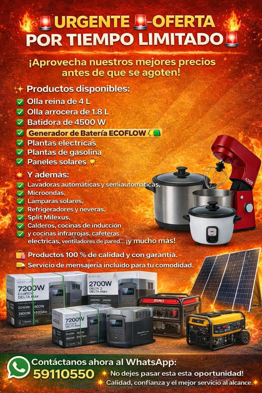 🚨 URGENTE – OFERTA POR TIEMPO LIMITADO 🚨 🔥