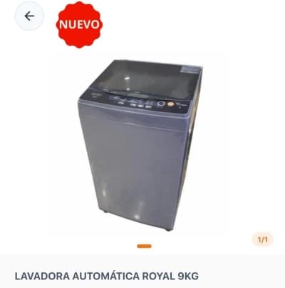LAVADORA AUTOMÁTICA ROYAL 9 KG