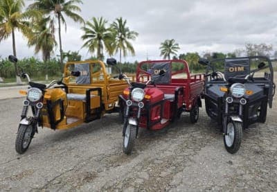 Triciclos OIM 60V 45A 1000W 500 kg 65 km de autonomía